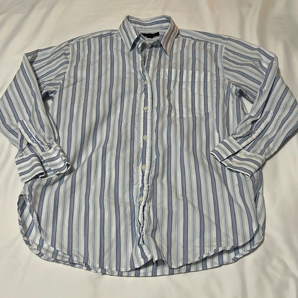 Banana Republic Striped Button Down - Picture 1 of 3